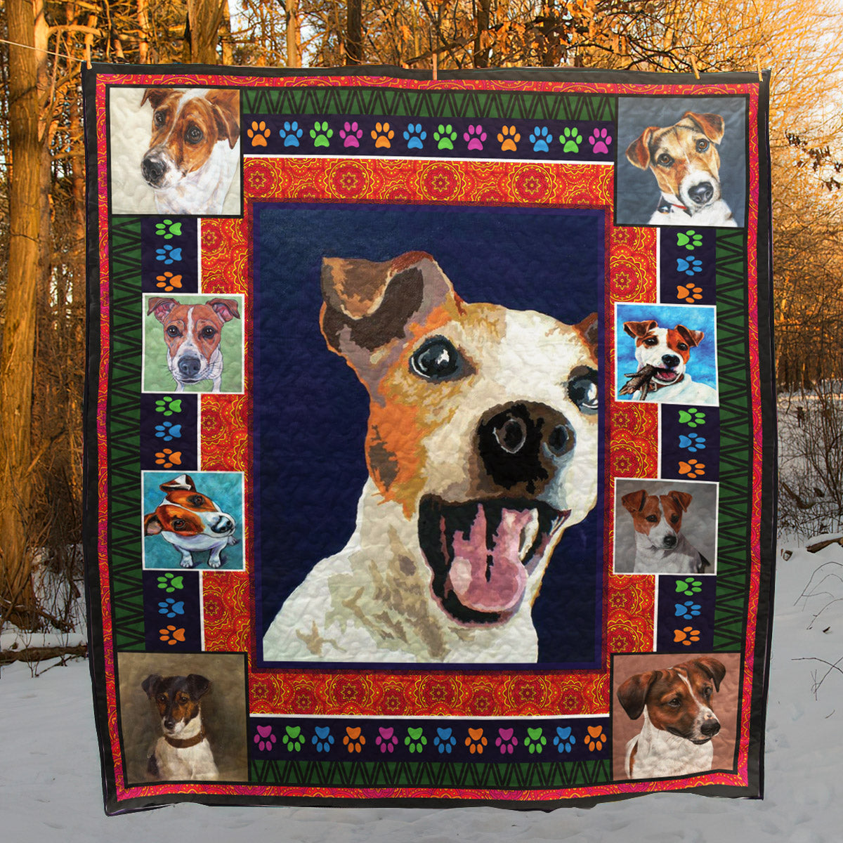 Jack Russell CLA2910342Q Quilt Blanket