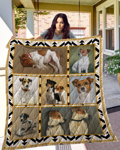 Jack Russell Terrier CL11110208MDQ Quilt Blanket