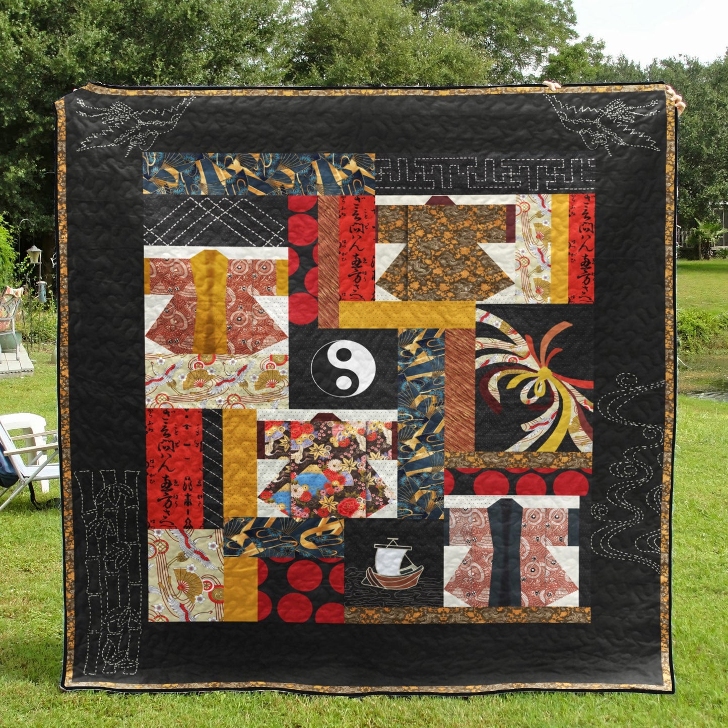 Japanese CLA0111451Q Quilt Blanket