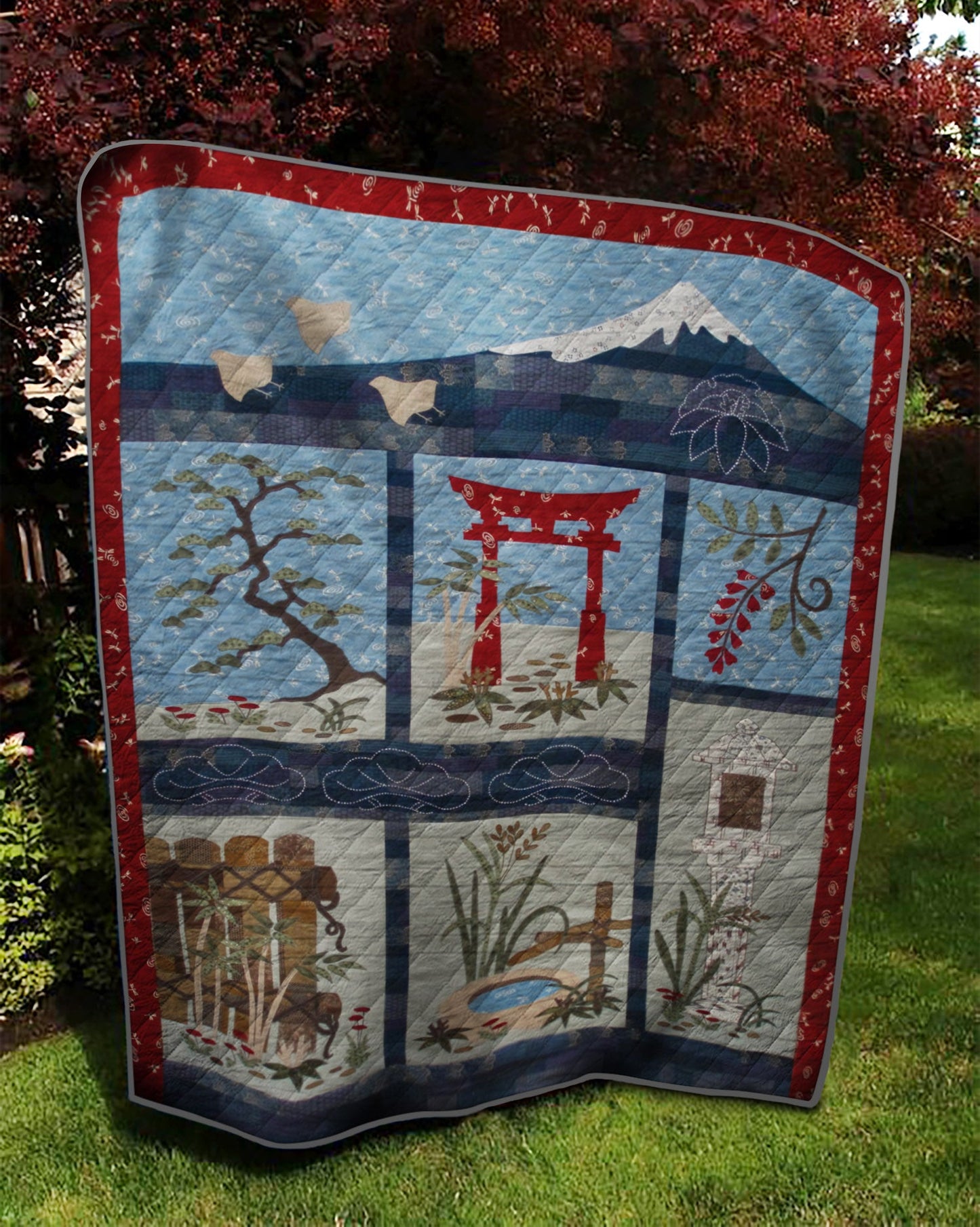 Japanese TD19110273 Quilt Blanket