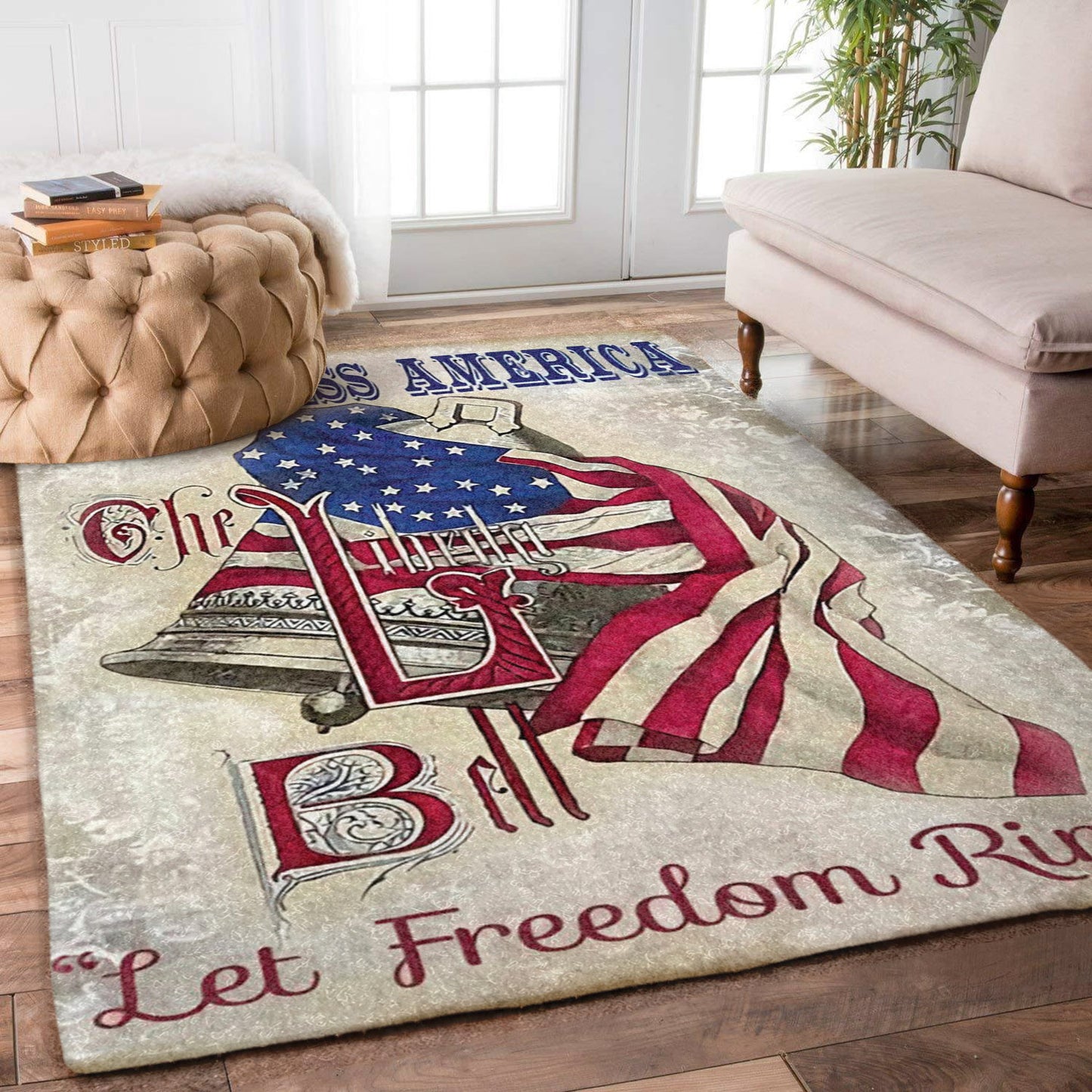 Jean Plout Retro Patriotic NN0710092M Rug