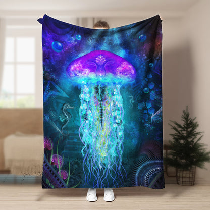 Jellyfish NN1409064TT Sherpa Fleece Blanket