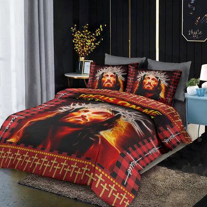 Christian Jesus Focus On Me Not The Storm Bedding Sets HN060602MBS