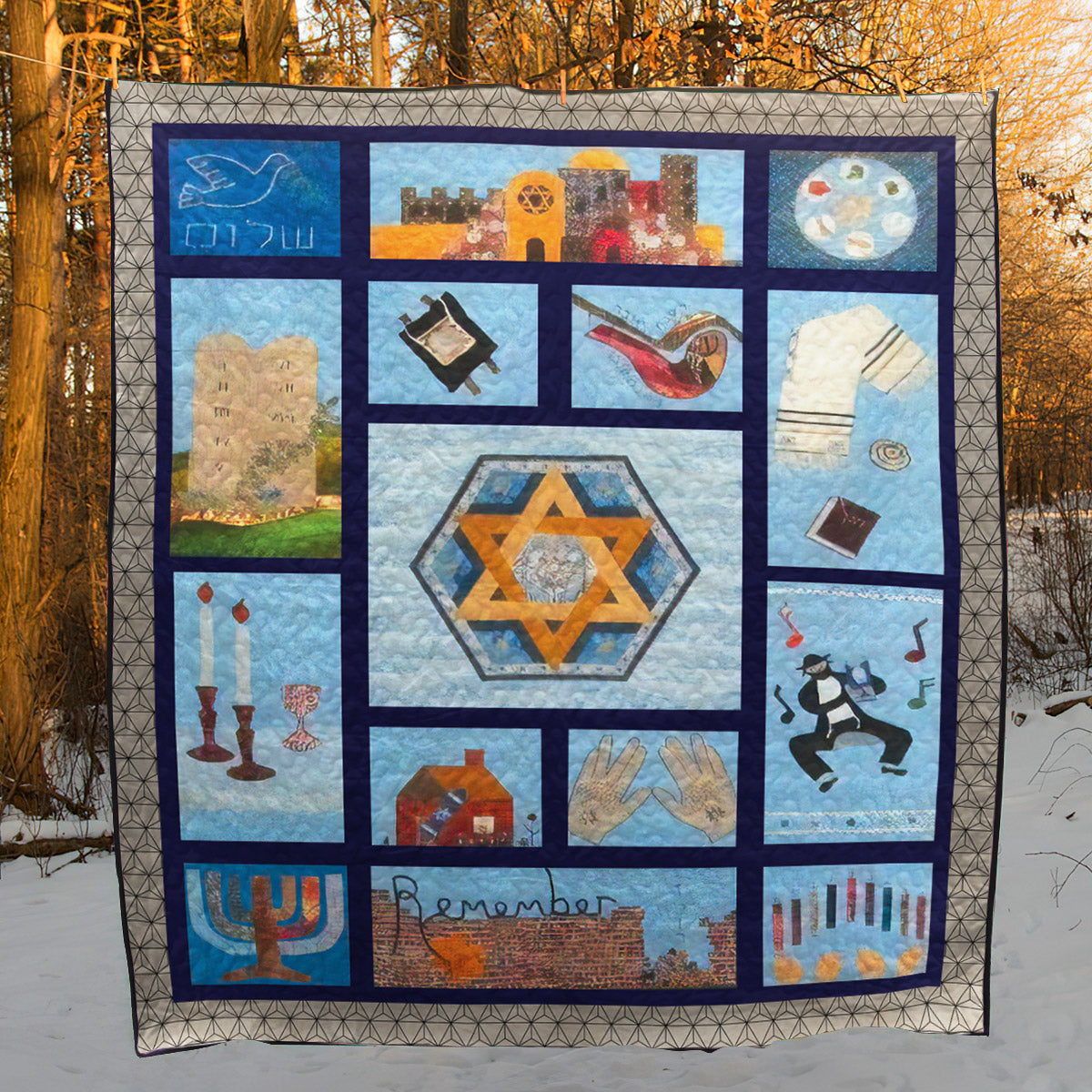 Jewish CLM0910121 Quilt Blanket