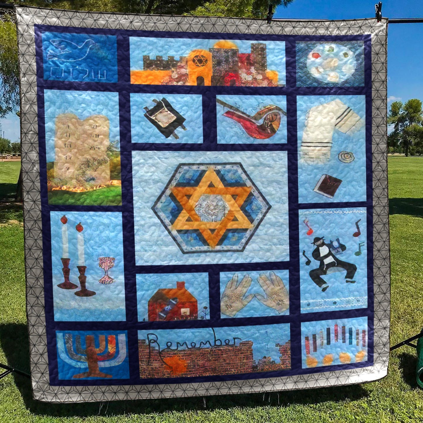 Jewish CLM0910121 Quilt Blanket