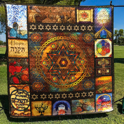 Jewish YE290707A Quilt Blanket