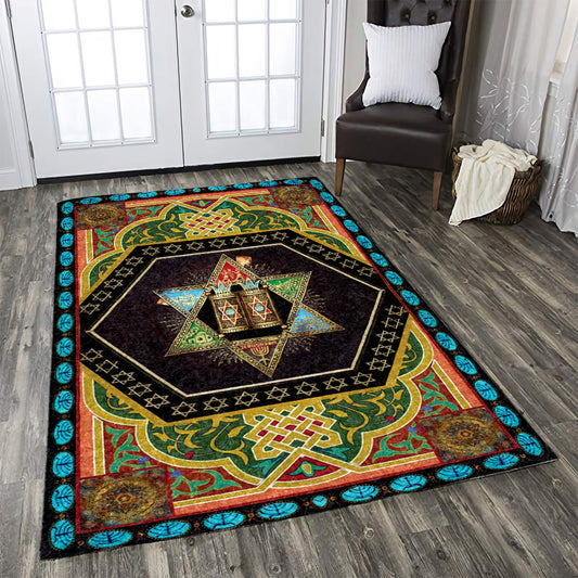 Jewish Star Of David CL170990MDR Rug