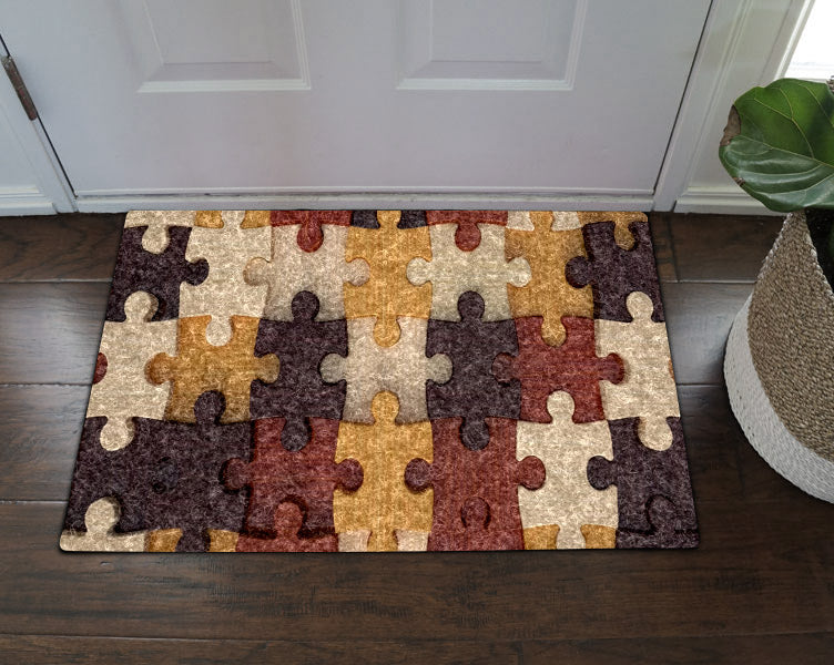 Jigsaw Puzzle DN300931D Non-slip Door mats