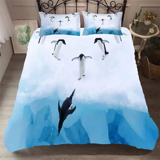 Jumping Penguins CLH2211318B Bedding Sets