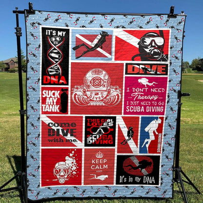 Just Need To Go Scuba Diving PKD210621 Quilt Blankets