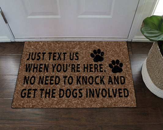 Just Text Us CLA1710005D Non-slip Door mats