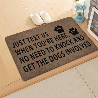 Just Text Us CLA1710005D Non-slip Door mats