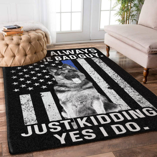 K9 Dog Police Officer American Flag Apparel Usa Thin Blue Line HM0510096M Rug
