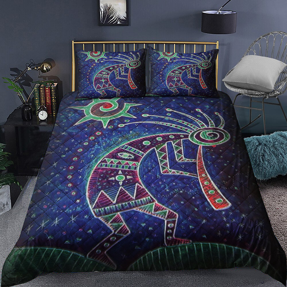 Kokopelli Night Quilt Bedding Set TL100903Q