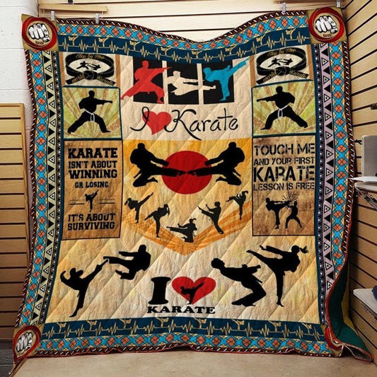 Karate CL17122011MDQ Quilt Blanket