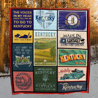 Kentucky CL14100289MDQ Quilt Blanket