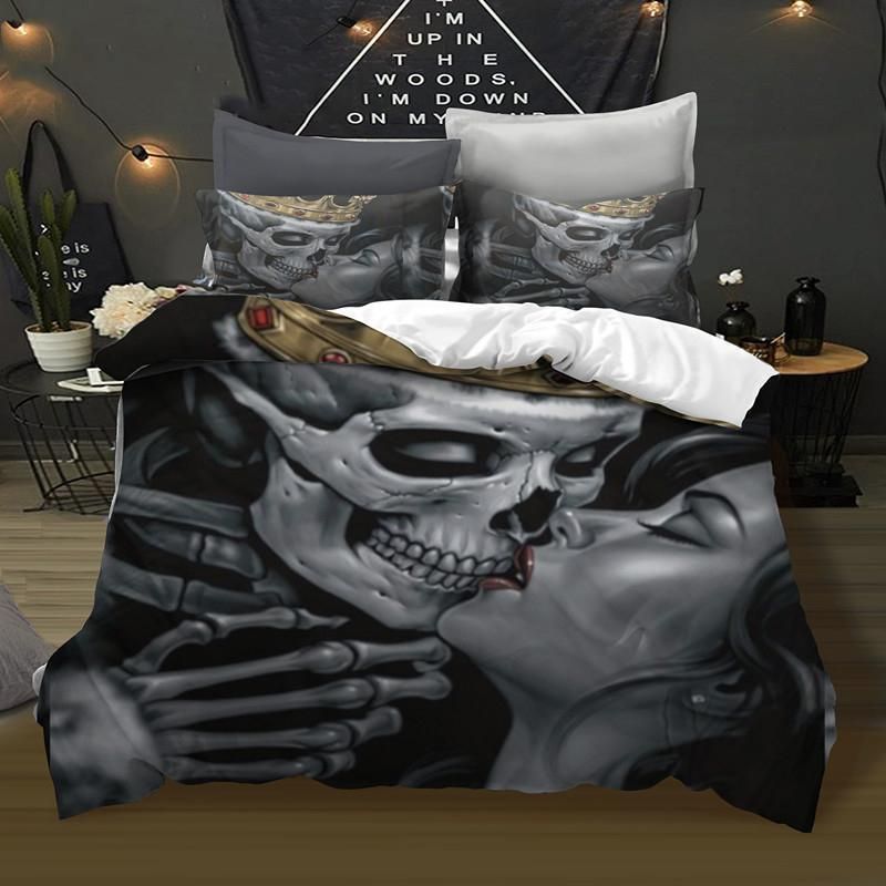 King Skull CL09120251MDB Bedding Sets