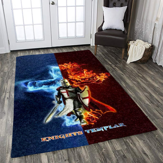 Knights Templar Ice And Fire CL0110080MDR Rug