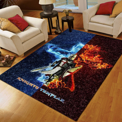 Knights Templar Ice And Fire CL0110080MDR Rug