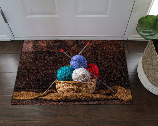 Knitting ML080925MDD Non-slip Door mats