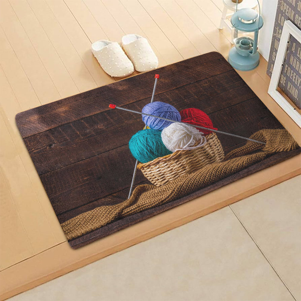 Knitting ML080925MDD Non-slip Door mats