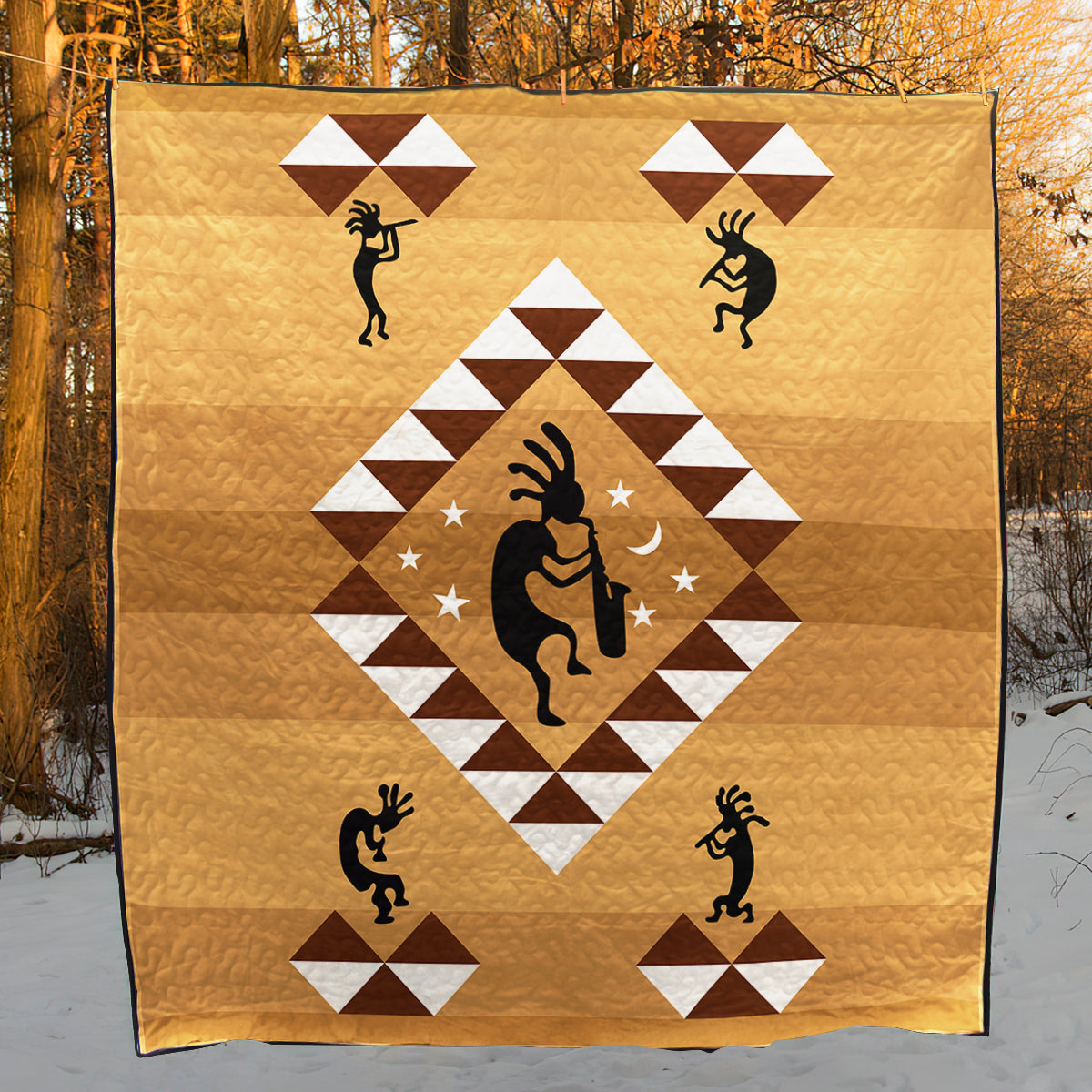 Kokopelli CLA1110363Q Quilt Blanket