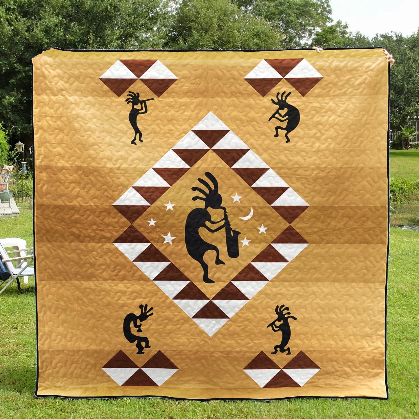 Kokopelli CLA1110363Q Quilt Blanket