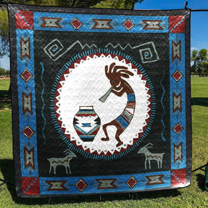 Kokopelli CLA1110370Q Quilt Blanket