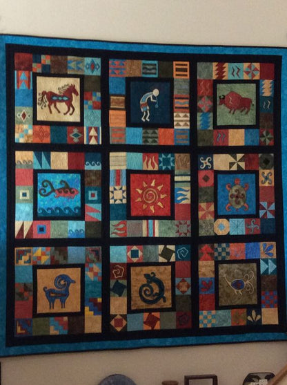 Kokopelli CLA1410360Q Quilt Blanket