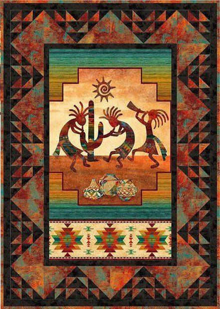 Kokopelli CLA1410366Q Quilt Blanket