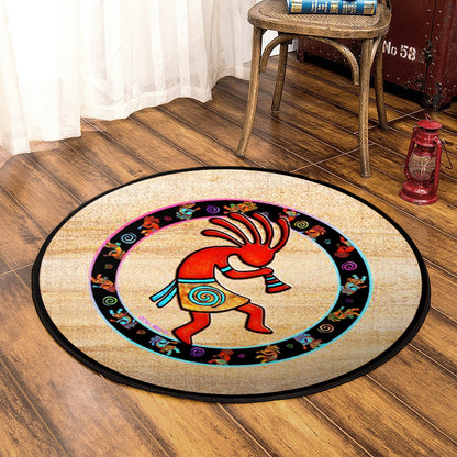 Kokopelli ML280829RR Round Area Rug