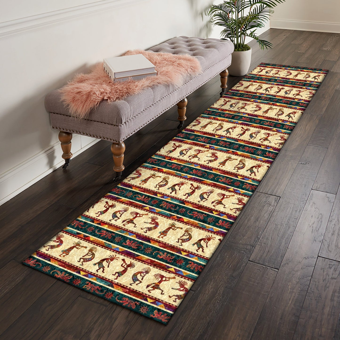 Kokopelli TN011037N Runner Rug