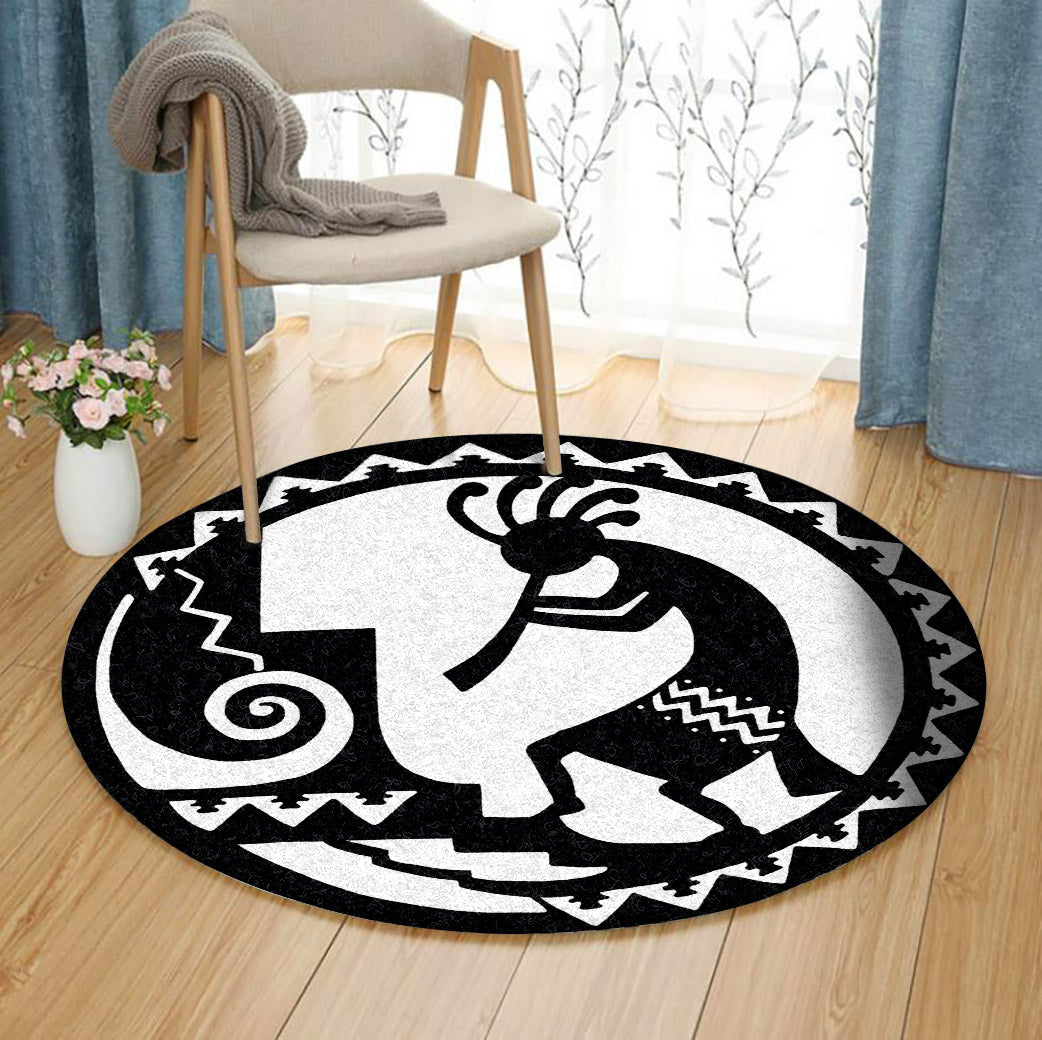 Kokopelli TN090846 Round Area Rug – Charming Favor
