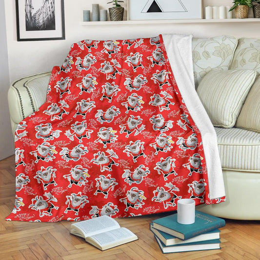 Krampus Christmas CL12100681MDF Sherpa Fleece Blanket