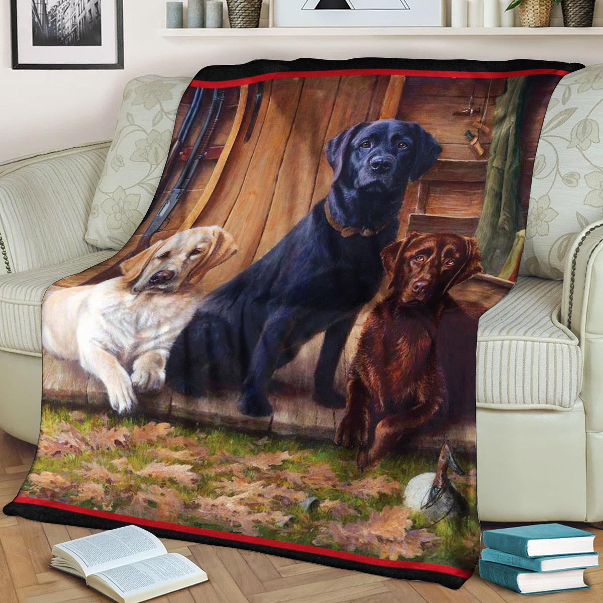 Labrador BL0210156F Sherpa Fleece Blanket
