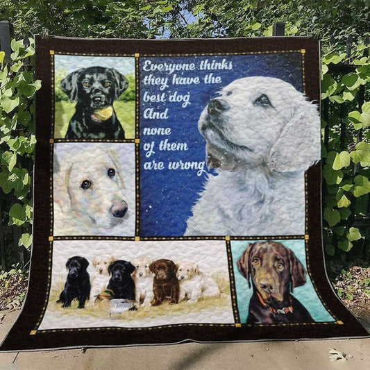 Labrador Retriever DD230718B Quilt Blanket