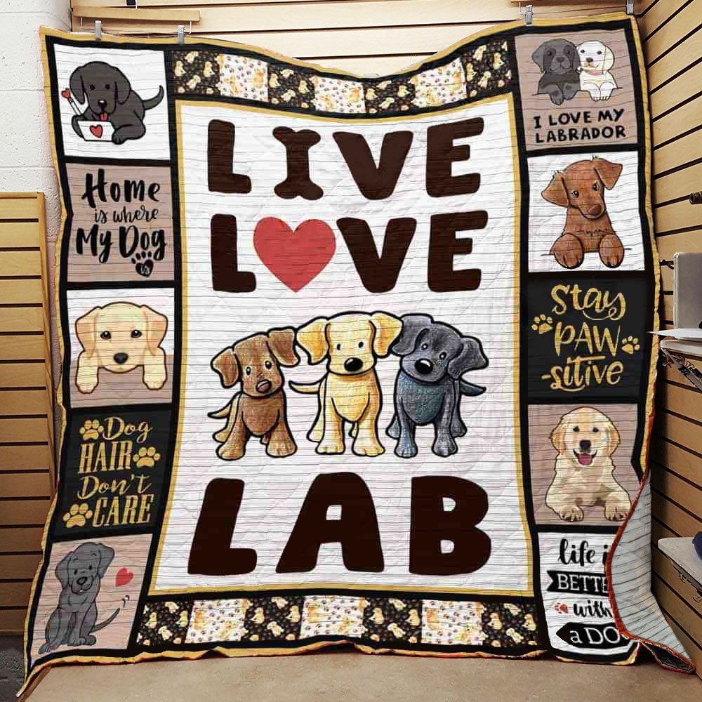 Labrador Retriever Dog CL01110184MDQ Quilt Blanket