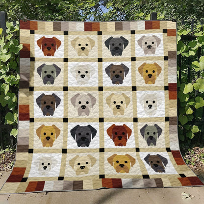 Labrador Retriever QN170718 Quilt Blanket