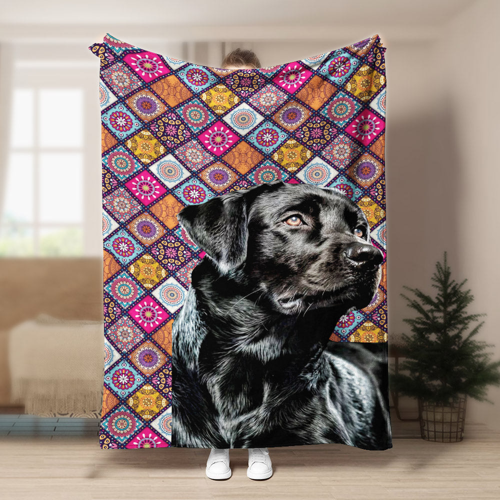 Labrador BT160841F Sherpa Fleece Blanket