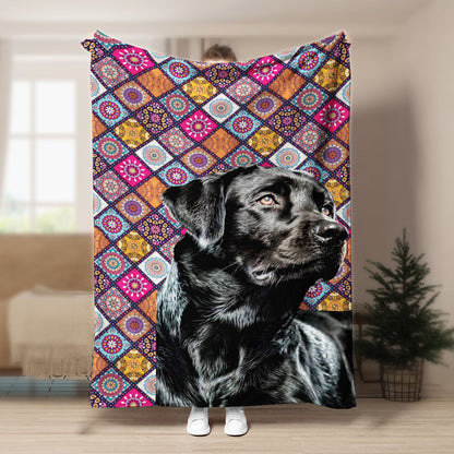 Labrador BT160841F Sherpa Fleece Blanket