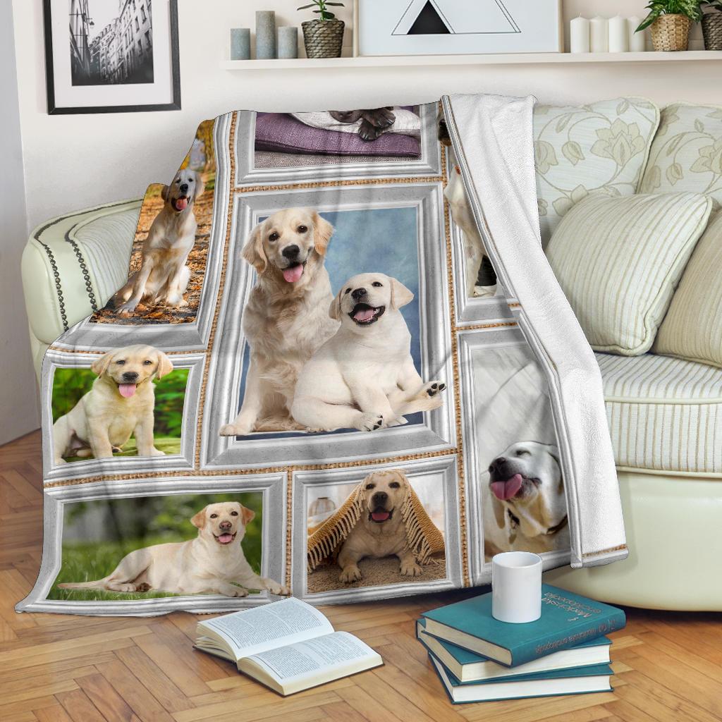 Labrador CLM3010324S Sherpa Fleece Blanket