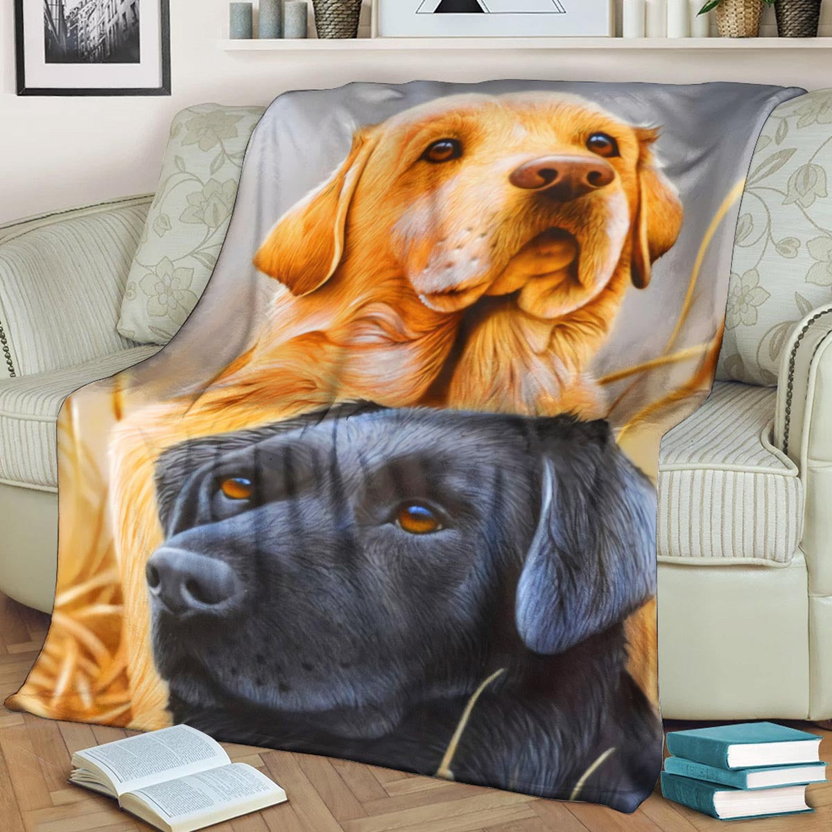 Labrador DD270828F Sherpa Fleece Blanket