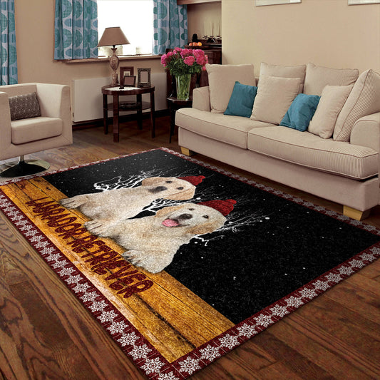 Labrador Retriever Merry Christmas CG0611108M Rug