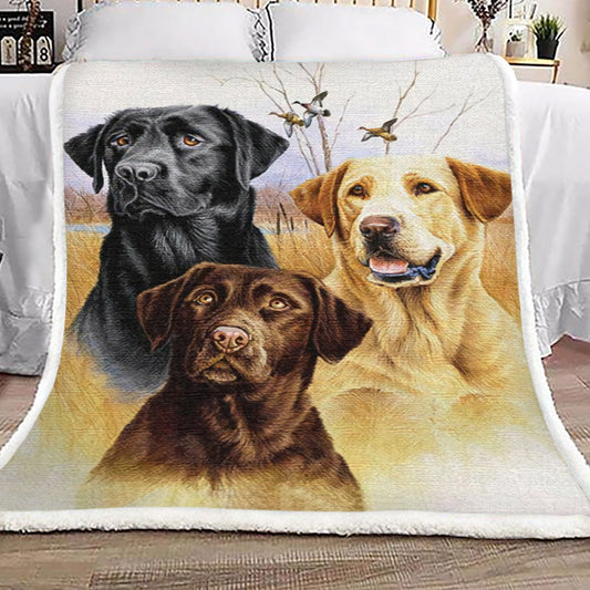 Labrador Retriever TN1709138TT Sherpa Fleece Blanket