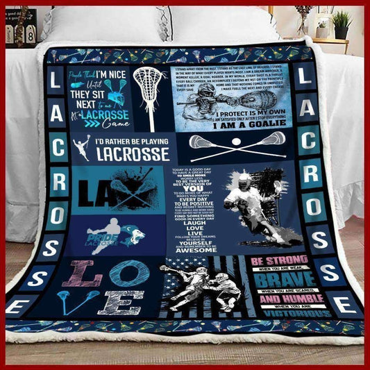 Lacrosse CL240863MD Sherpa Fleece Blanket