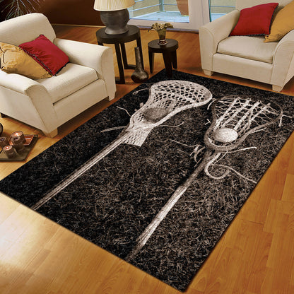 Lacrosse Stick QN220846M Rug