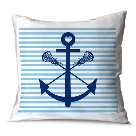 Lacrosse Sticks Anchor CL17100043MDP Throw Pillow Covers