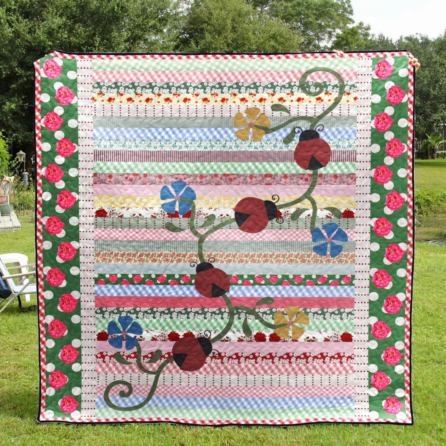 Ladybug CLA2810307Q Quilt Blanket