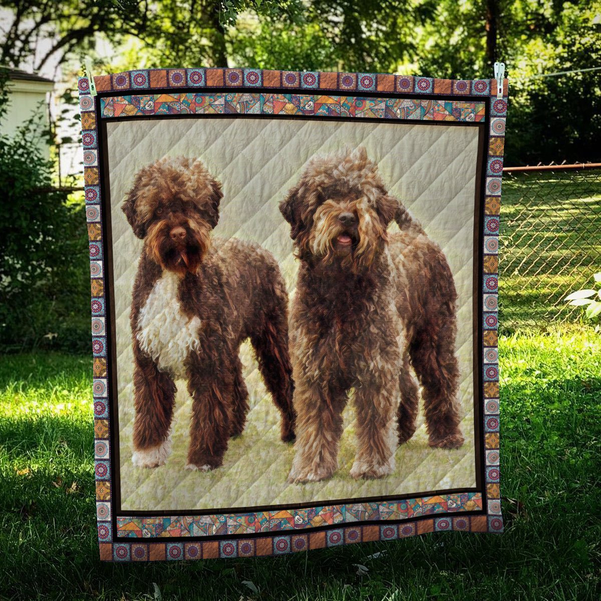 Lagotto Romagnolo CL10100176MDQ Quilt Blanket