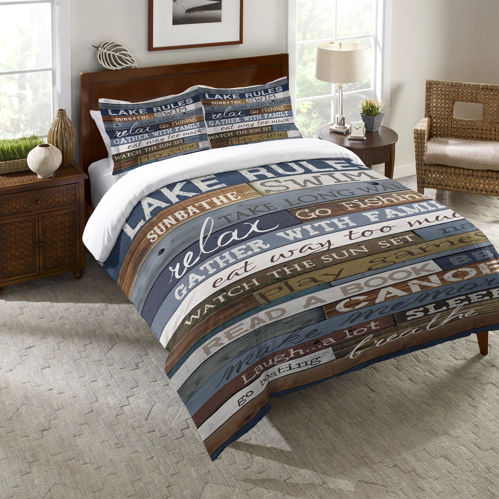 Lake Rules CLA2609112B Bedding Sets